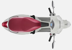 Detalles de la Vespa Primavera